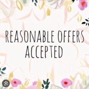 Make an offer! Reasonable Offers Accepted